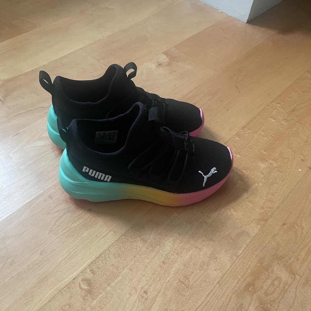 Puma One4All Fade black/fast pink/mint - Picture 6 of 7